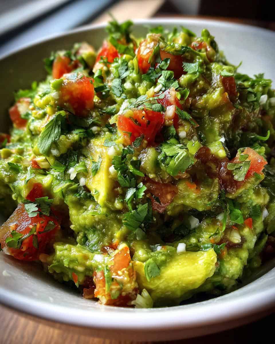 Easy Avocado Guacamole - detail 1
