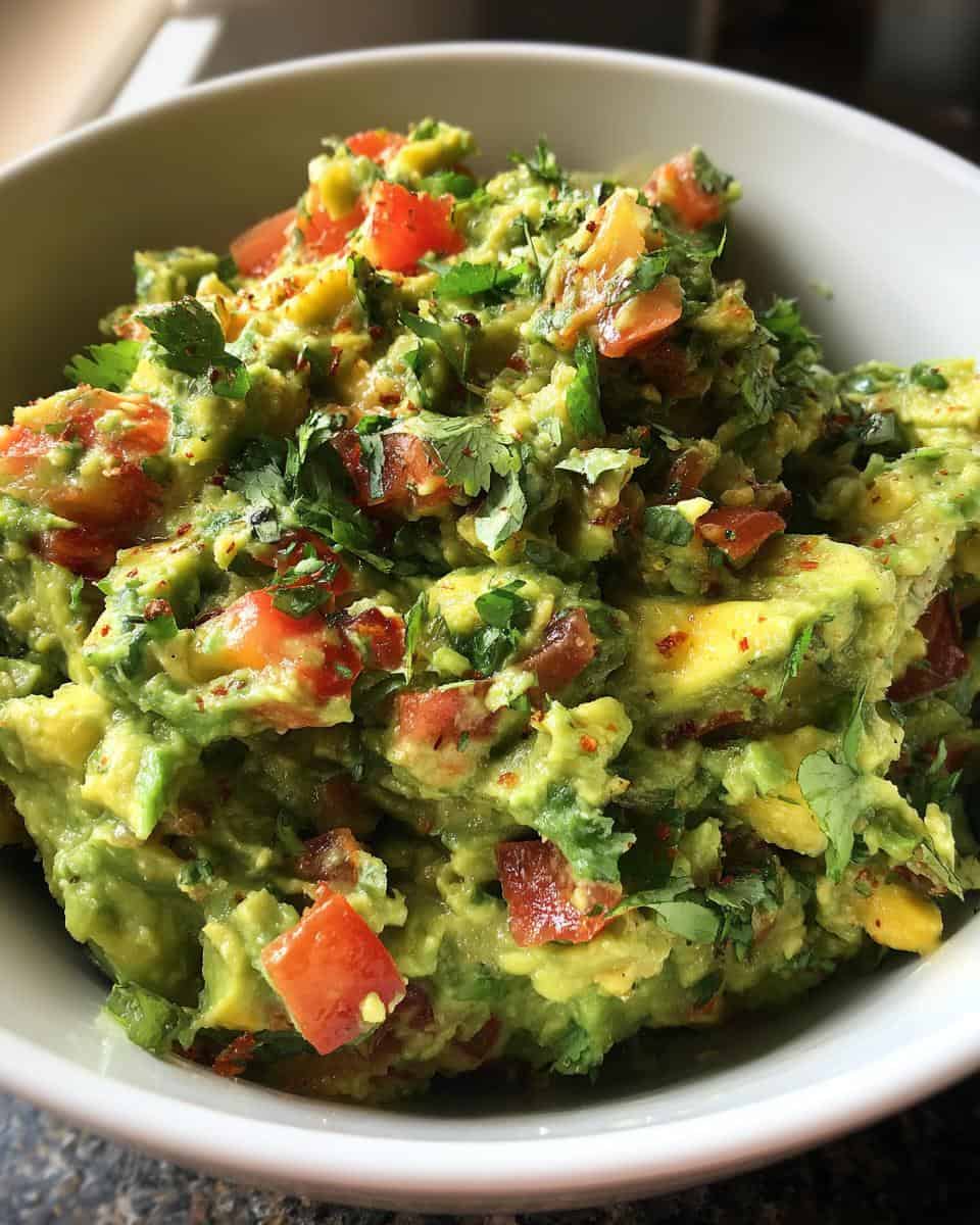 Easy Avocado Guacamole - detail 2