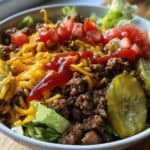 Easy Cheeseburger Salad Recipe