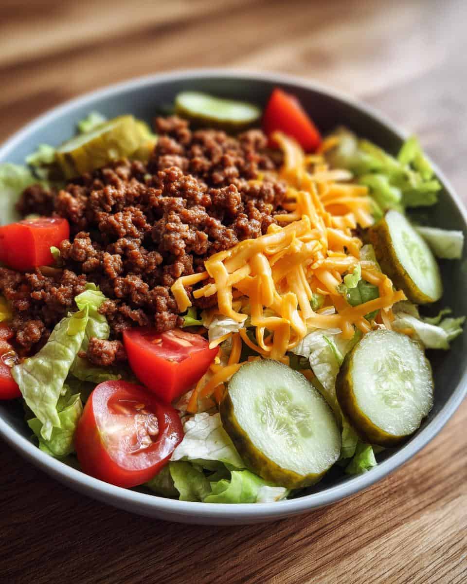 Easy Cheeseburger Salad Recipe - detail 2
