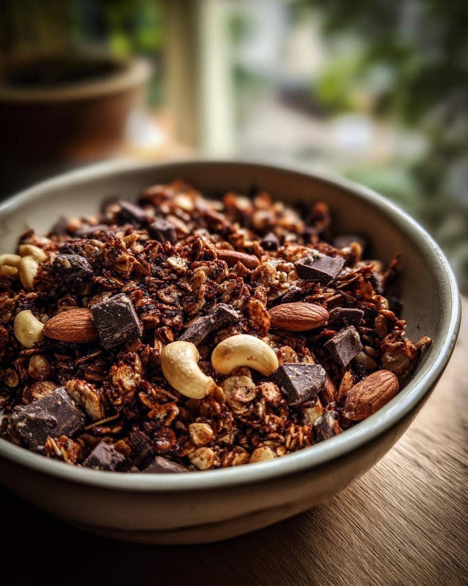 Easy Chocolate Granola Recipe - detail 2