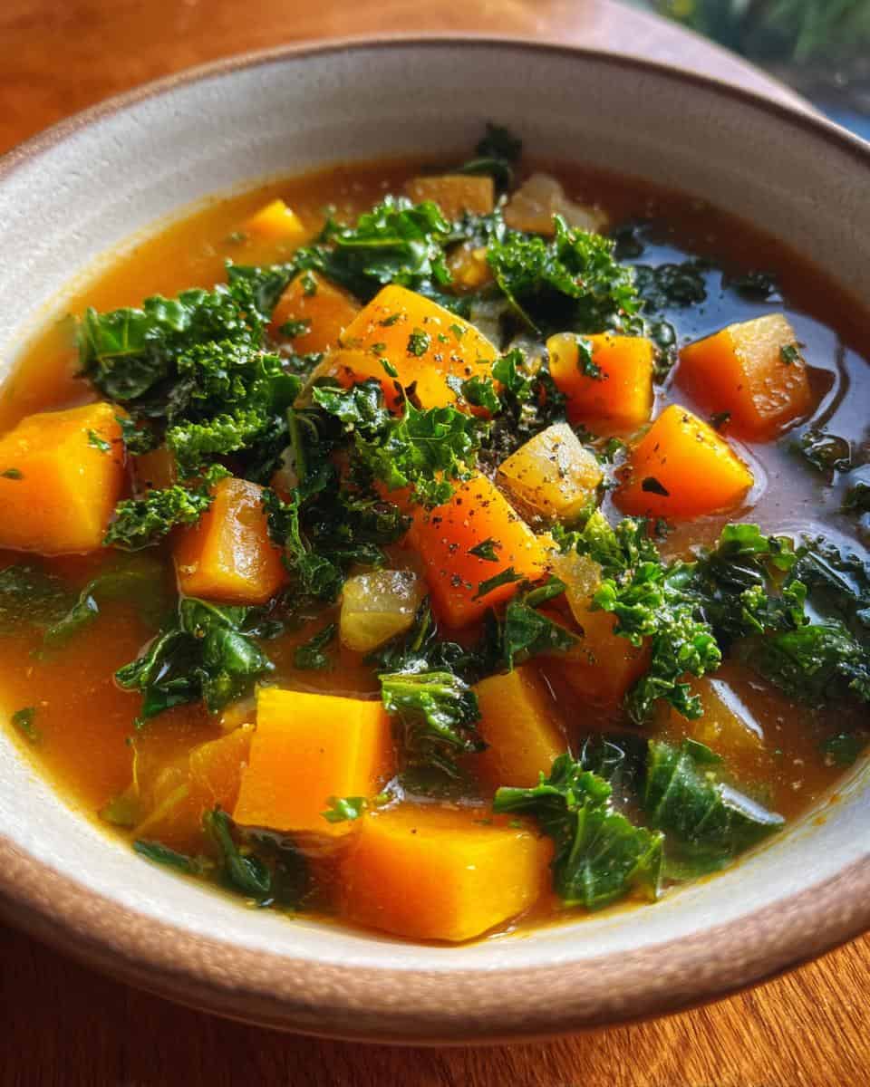 Fall Harvest Vegetable Soup Recipe - detail 2