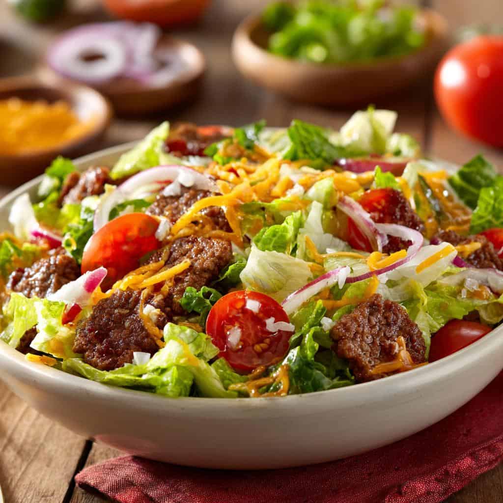 Fresh Hamburger Salad - detail 1