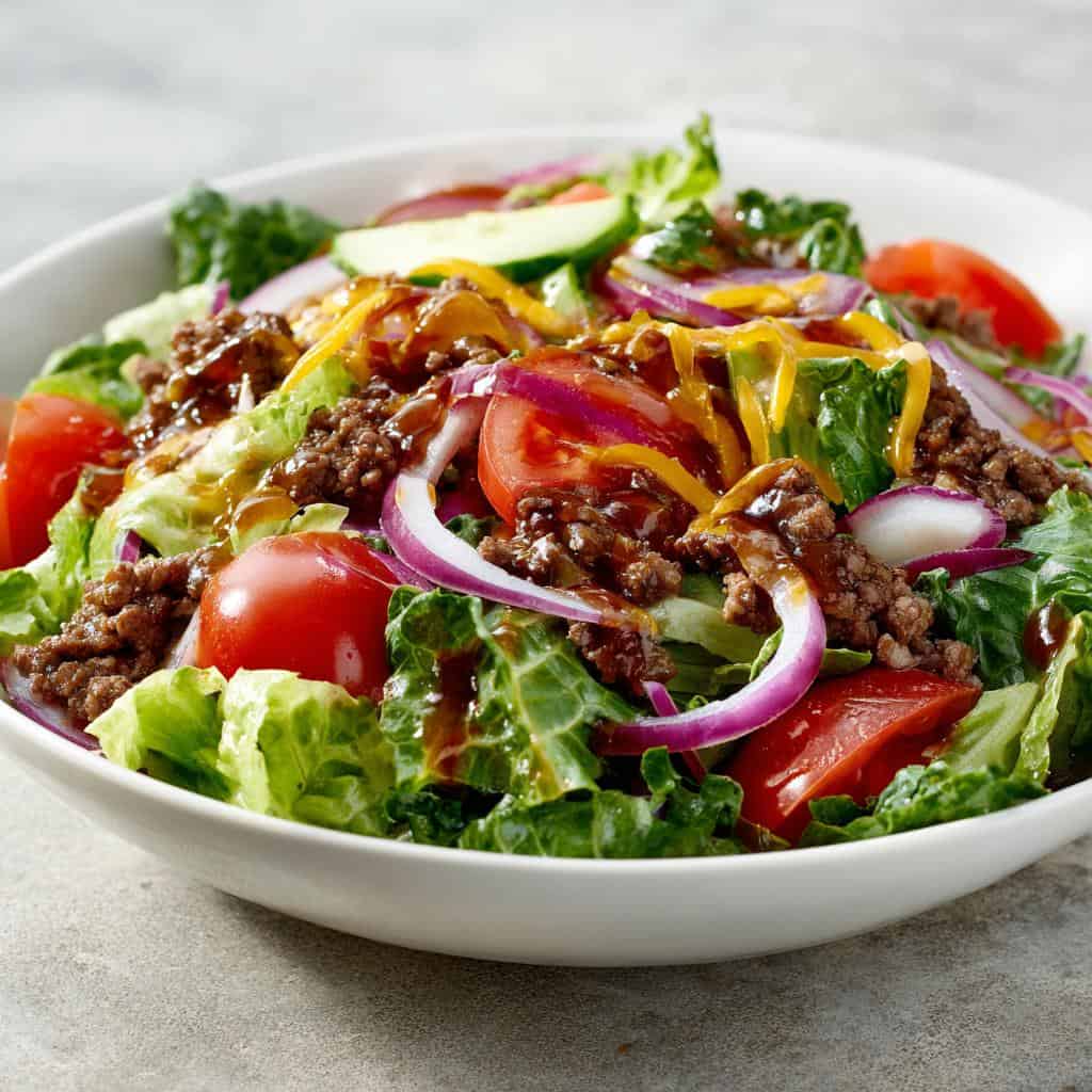 Fresh Hamburger Salad - detail 3