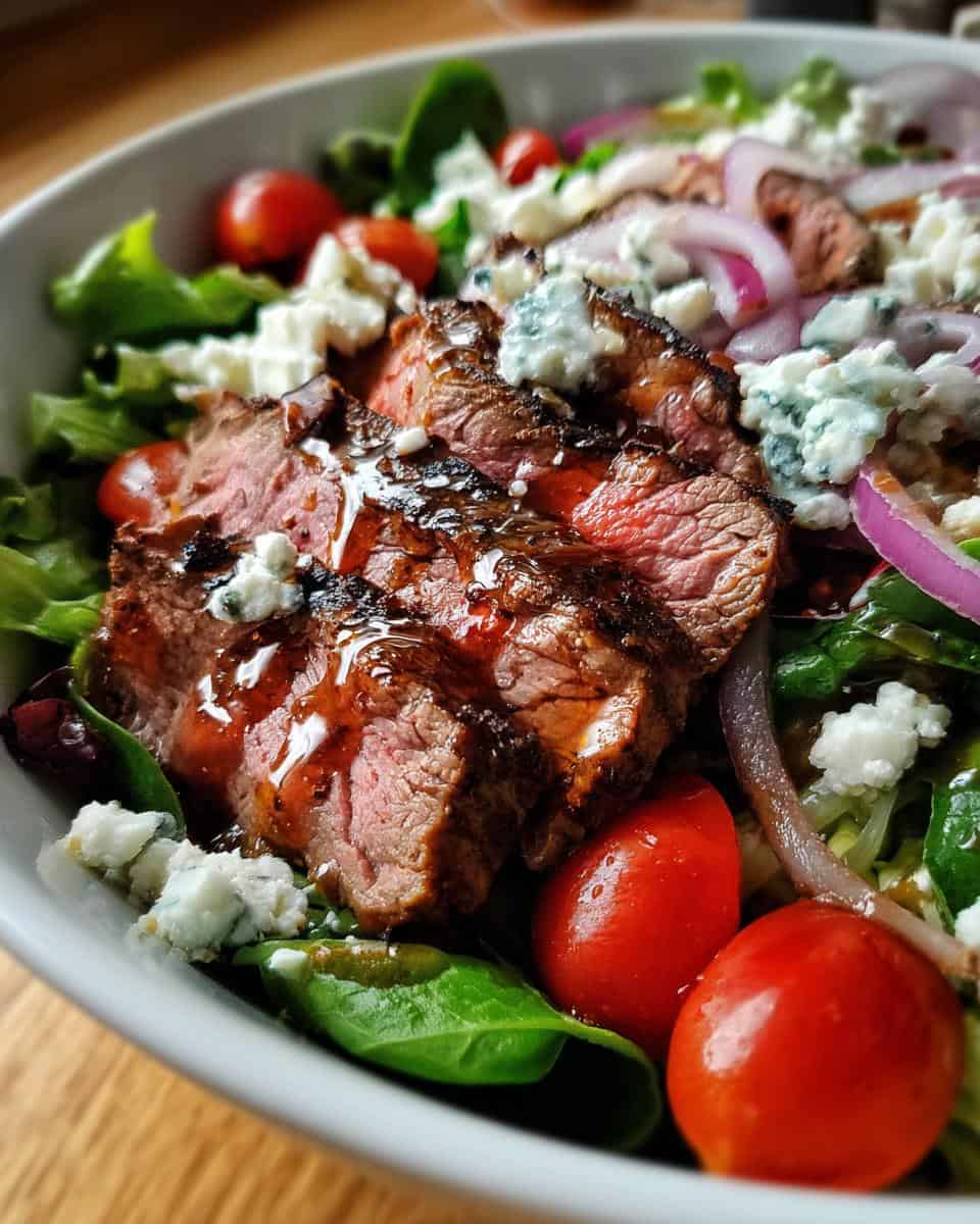 Fresh Steak Salad with Vinaigrette - detail 2