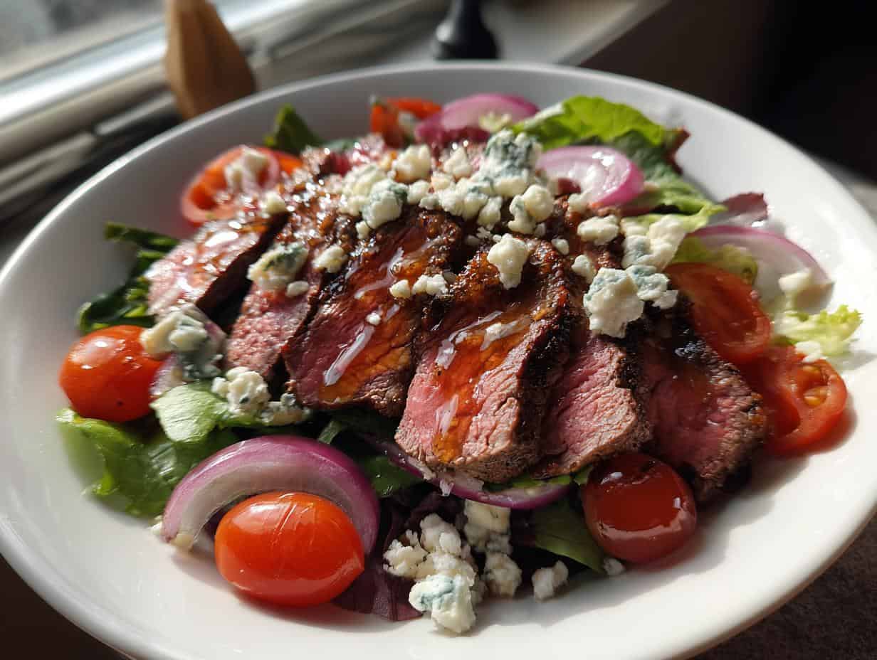 Fresh Steak Salad with Vinaigrette
