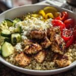 Grilled Lemon Herb Chicken Bowls