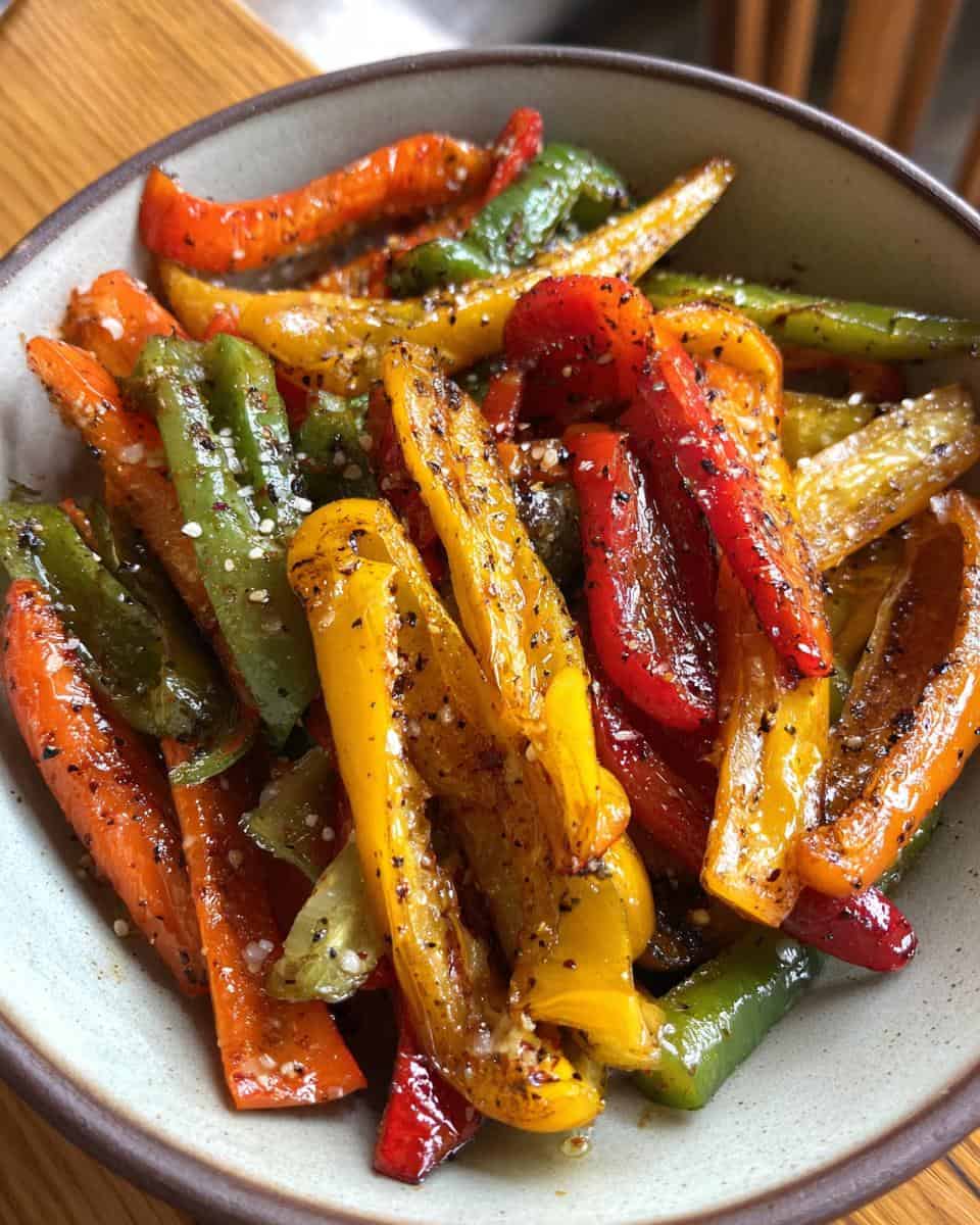 Healthy Air Fryer Peppers for Dinner - detail 2