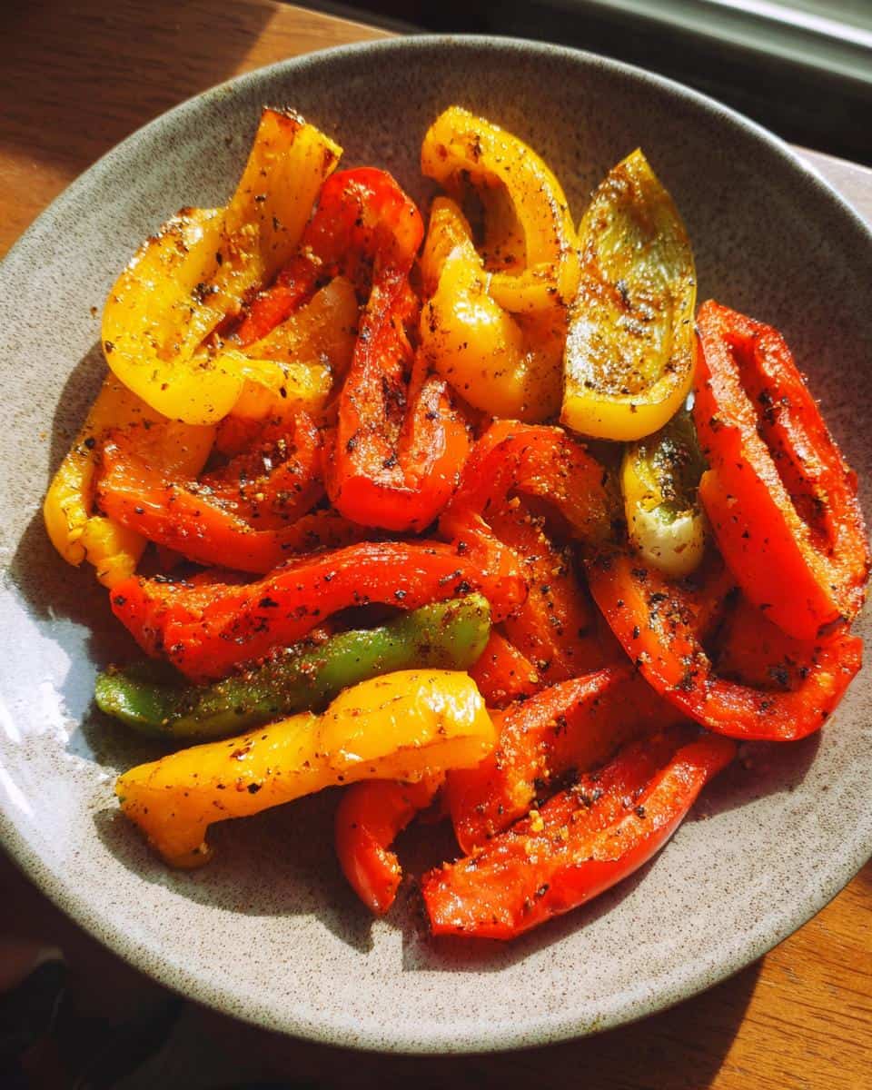 Healthy Air Fryer Peppers for Dinner - detail 3