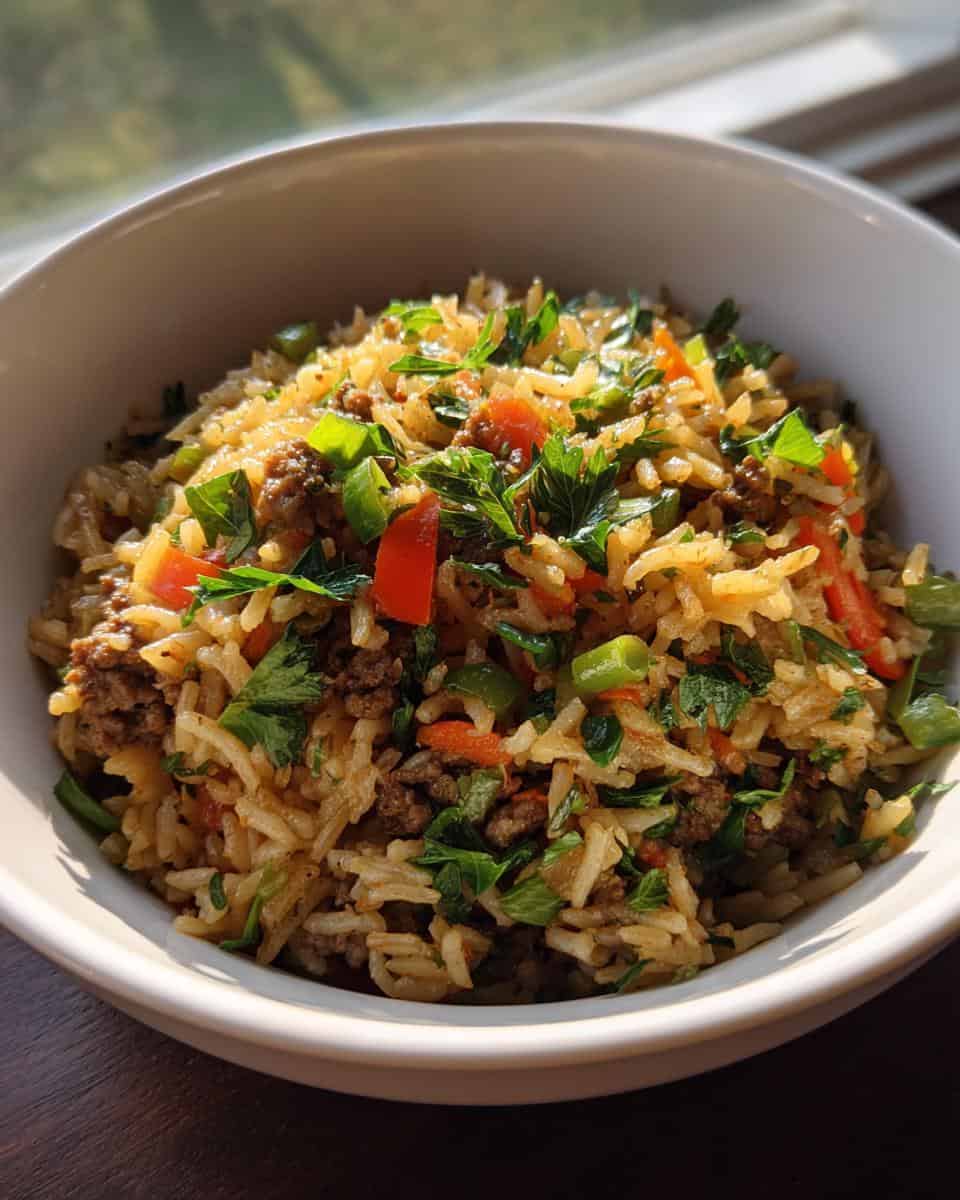 Healthy Dirty Rice with Ground Beef - detail 1