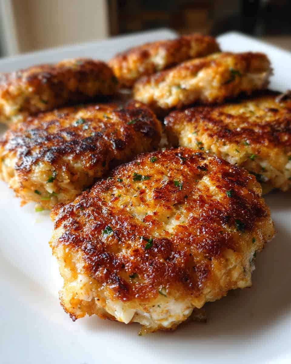 Healthy Keto Seafood Patties - detail 1