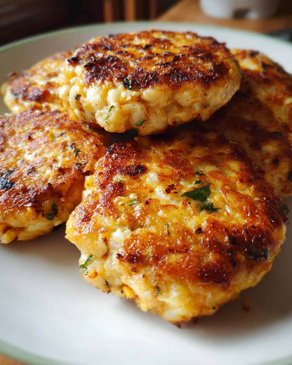 Healthy Keto Seafood Patties - detail 2