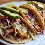 Healthy Tilapia Fish Tacos with Fresh Slaw