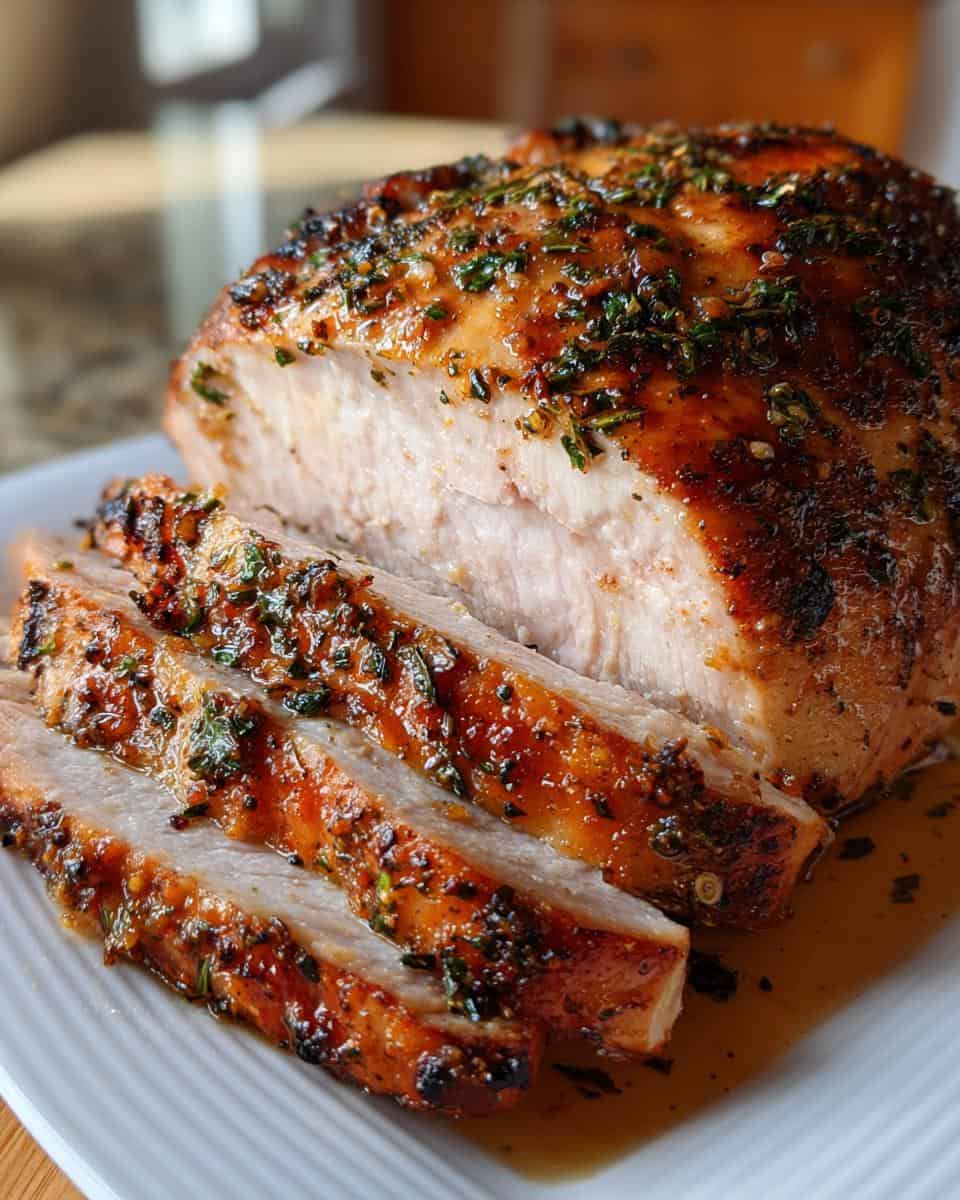 Juicy Garlic Herb Turkey Breast Recipe - detail 2