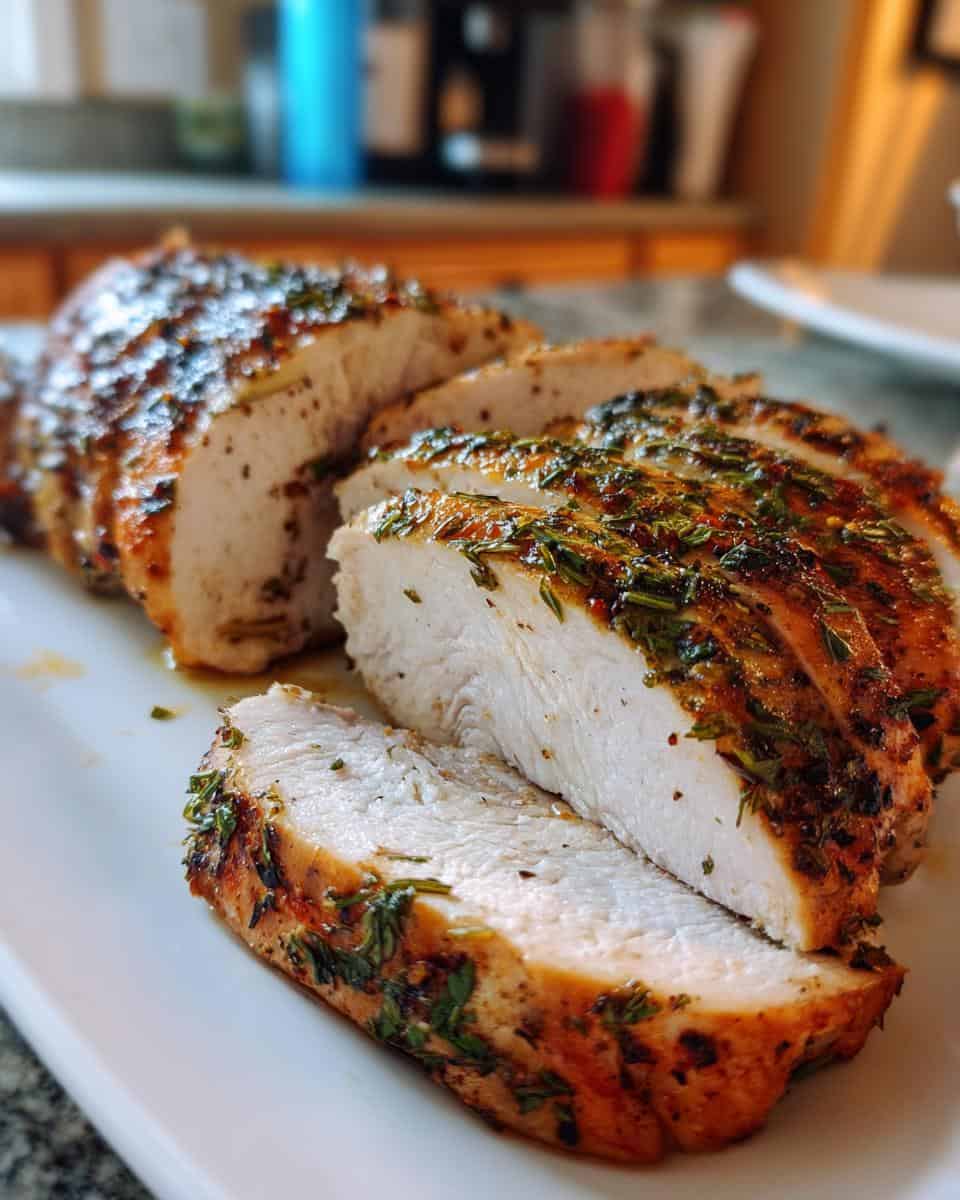 Juicy Garlic Herb Turkey Breast Recipe - detail 3