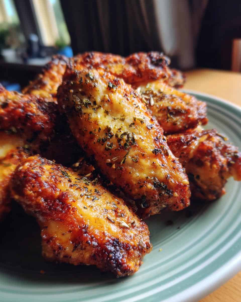 Keto Garlic Parmesan Wings - detail 1