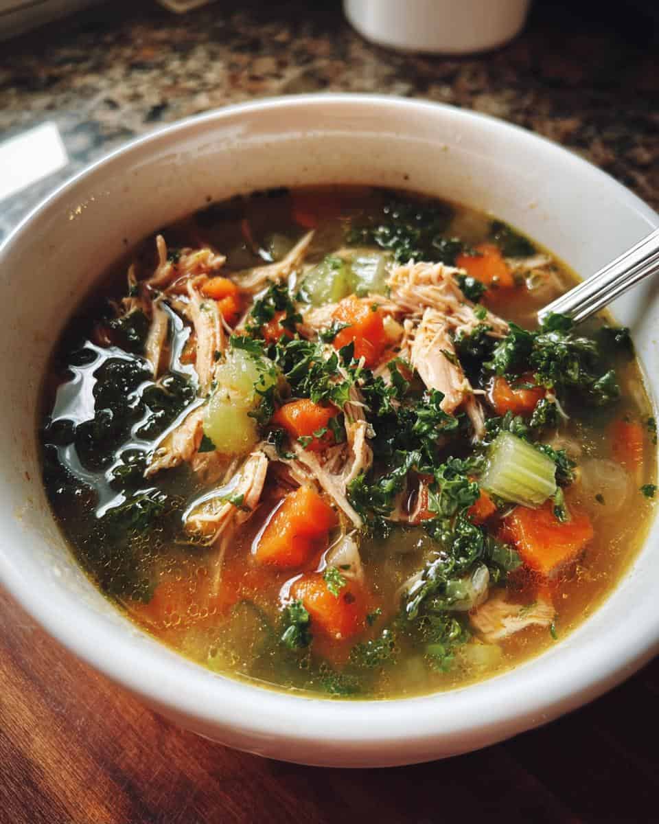 Keto Leftover Turkey Soup Recipe - detail 1