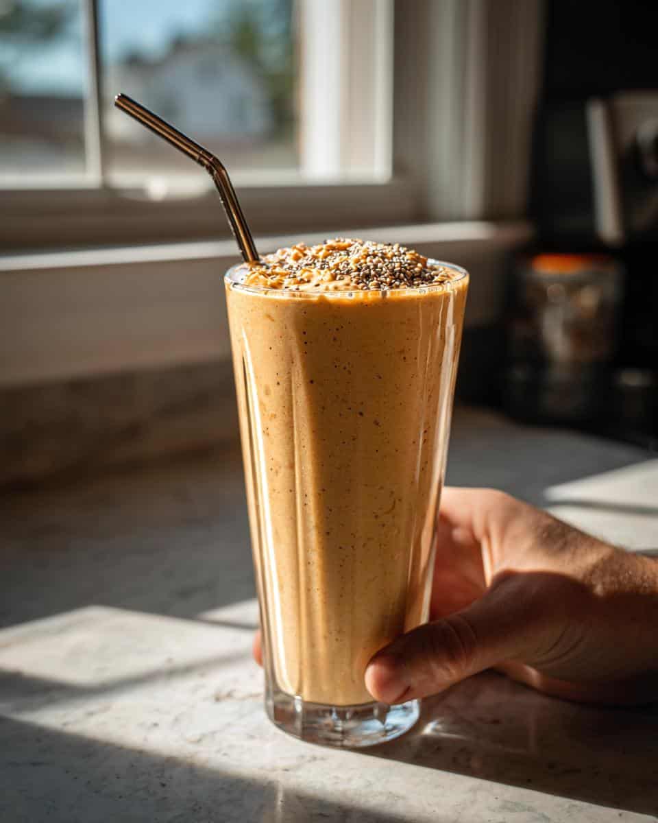 Keto Peanut Butter Smoothie - detail 2