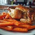 Keto Roasted Chicken And Carrots