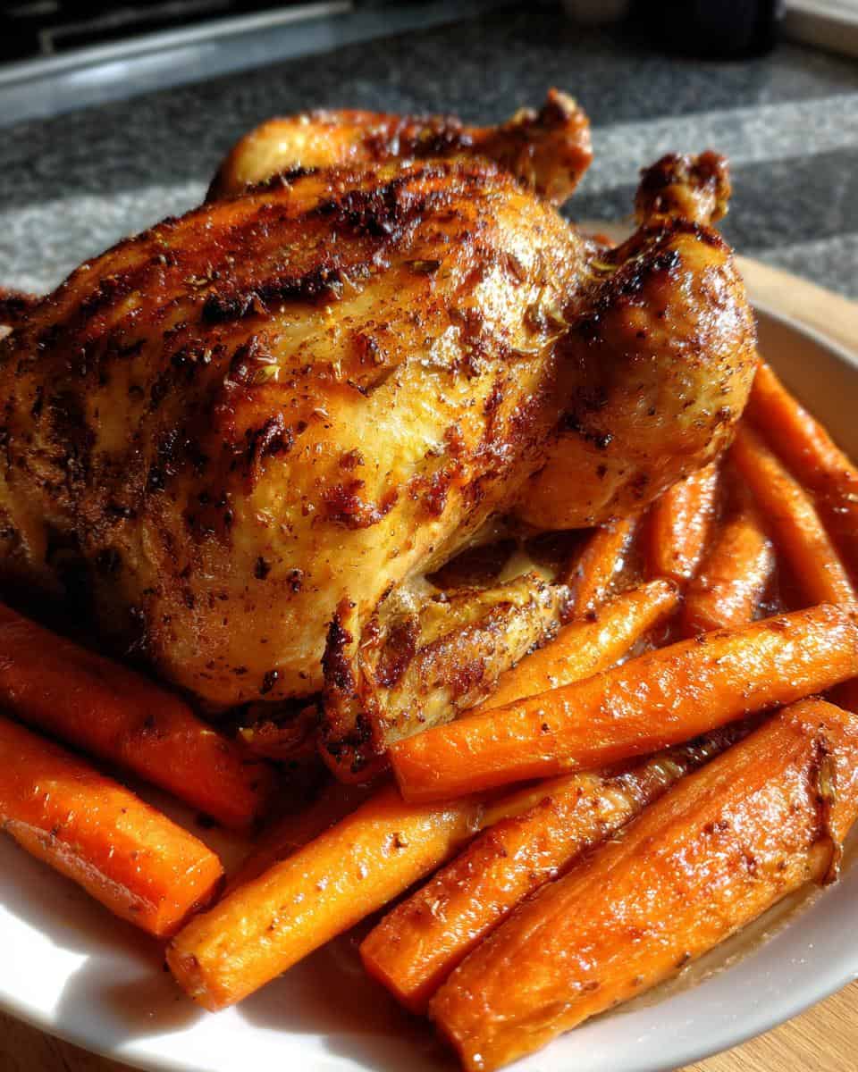 Keto Roasted Chicken And Carrots - detail 2