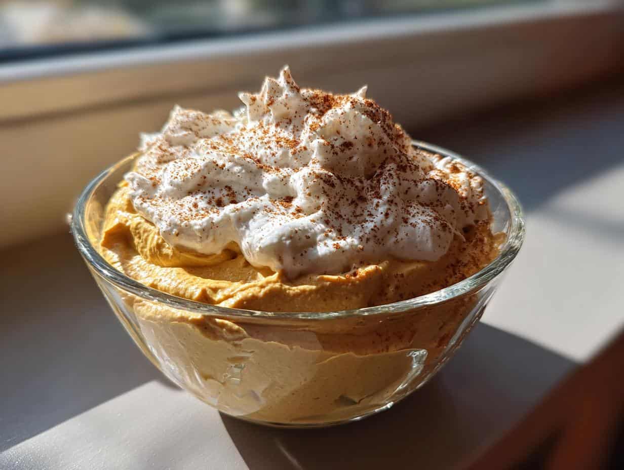 Sinfully Delicious 5-Minute Low Carb Pumpkin Mousse