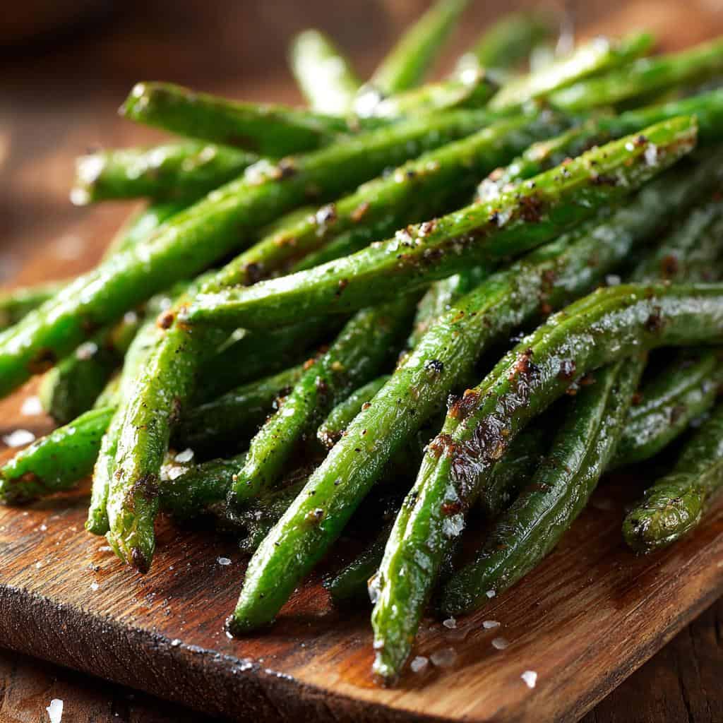 Roasted green beans - detail 1