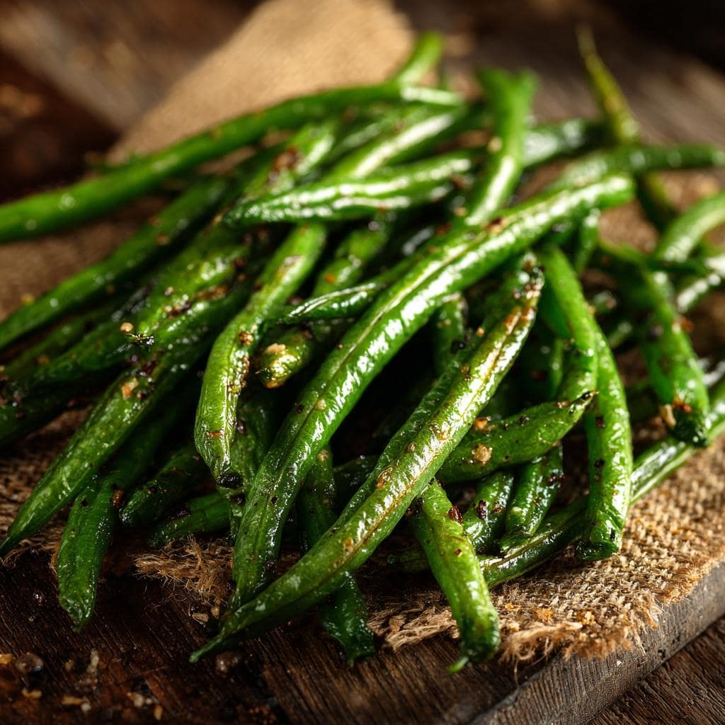 Roasted green beans - detail 2