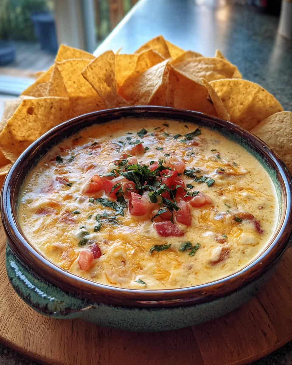 Slow Cooker Cheese Dip - detail 1