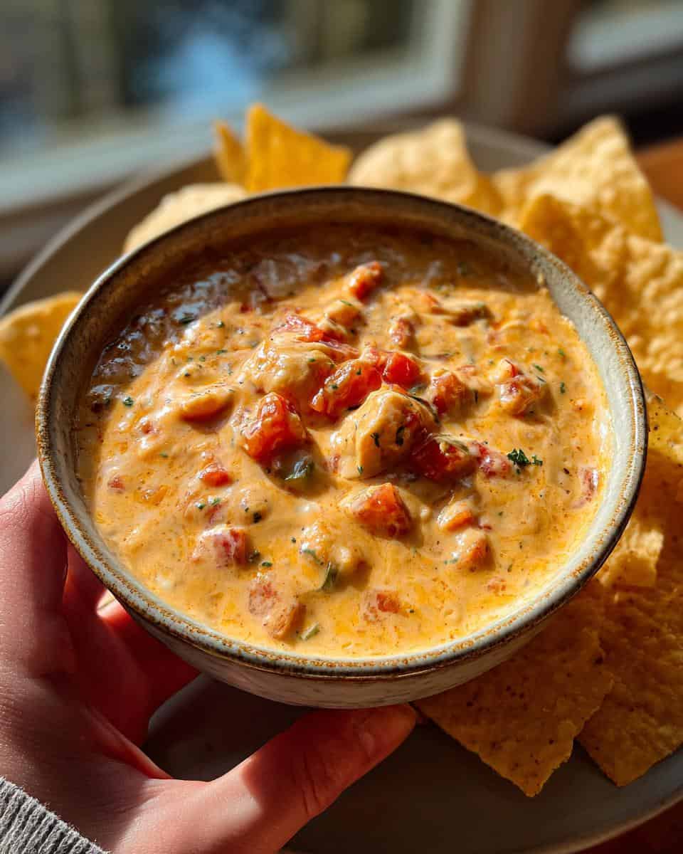 Slow Cooker Cheese Dip - detail 2