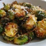 Smashed Brussels sprouts