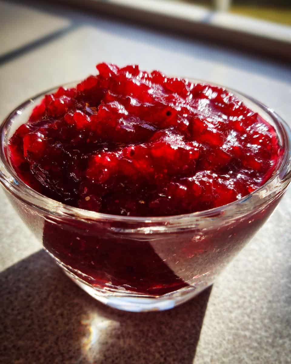 Sugar free cranberry sauce - detail 2