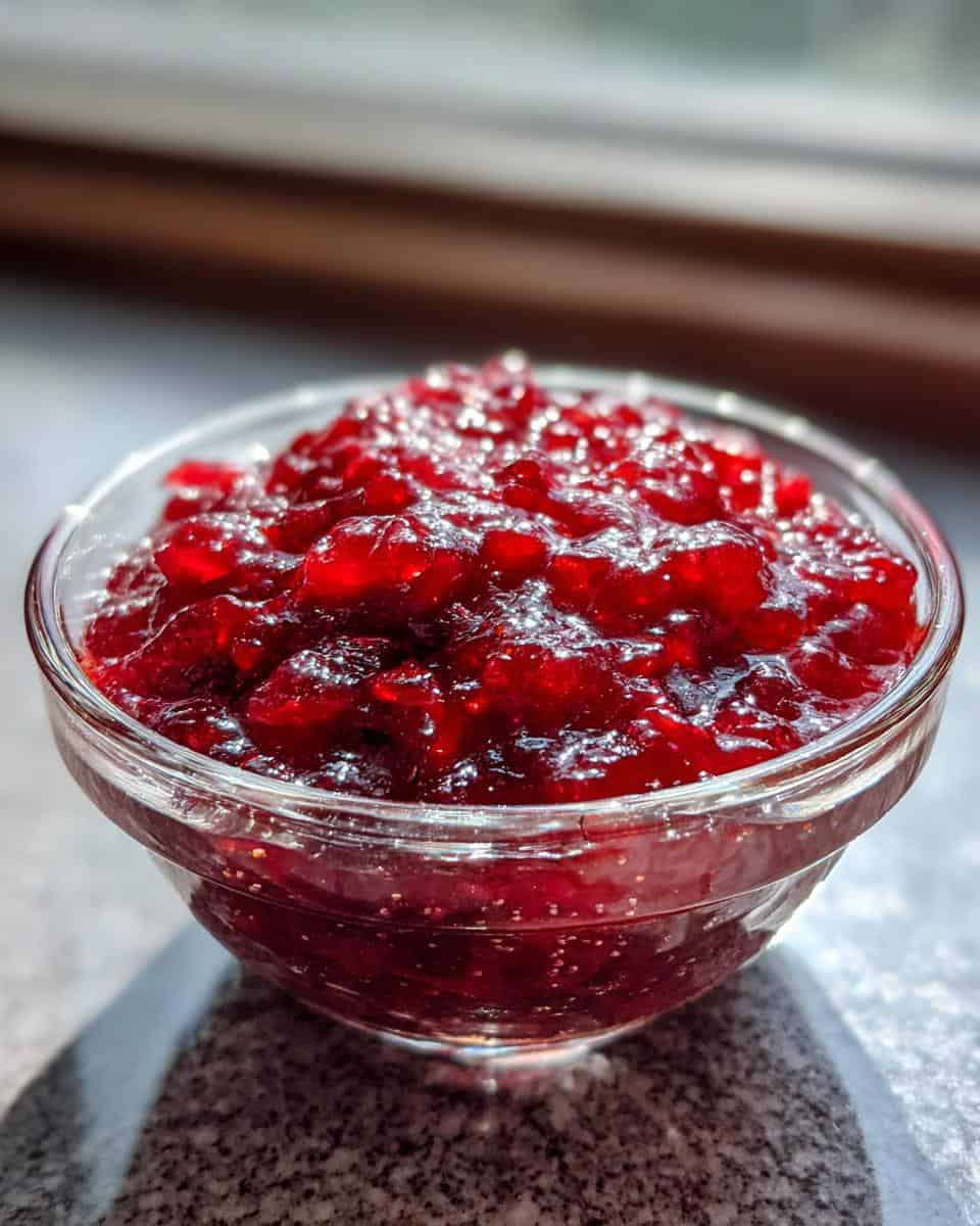 Sugar free cranberry sauce - detail 3