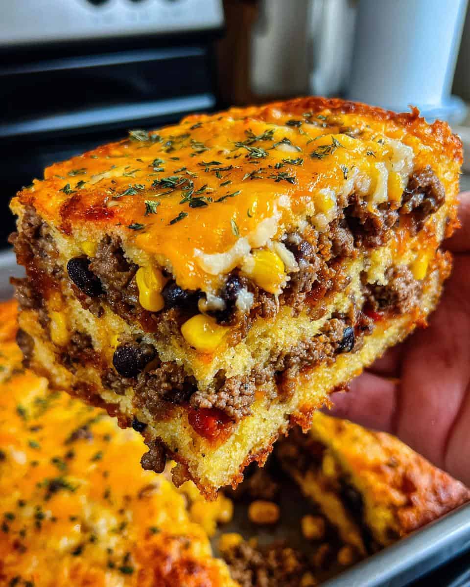 Taco Cornbread Casserole - detail 3