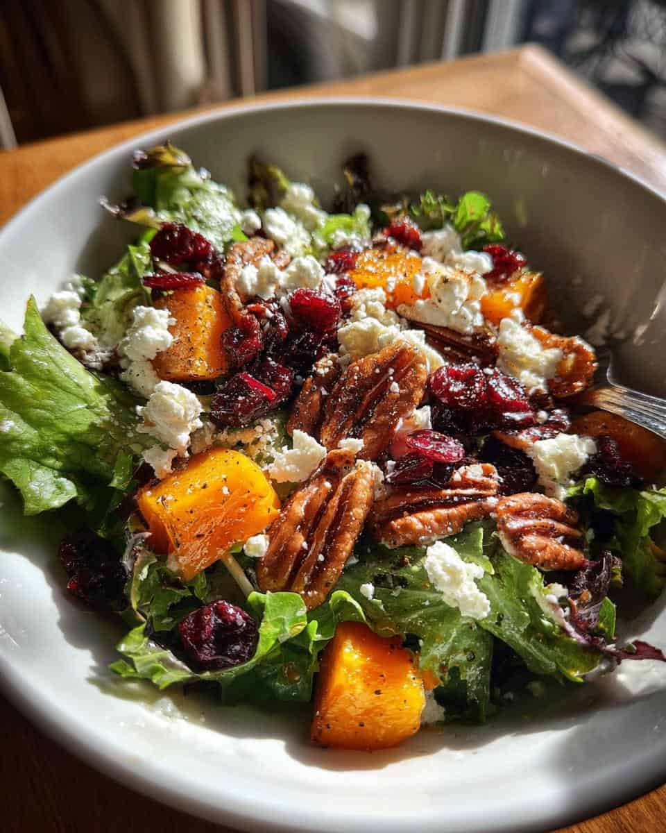 Thanksgiving salad - detail 1