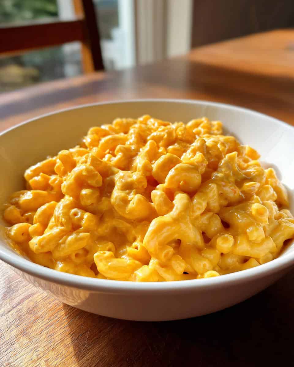 Vegan Pumpkin Mac and Cheese - detail 2