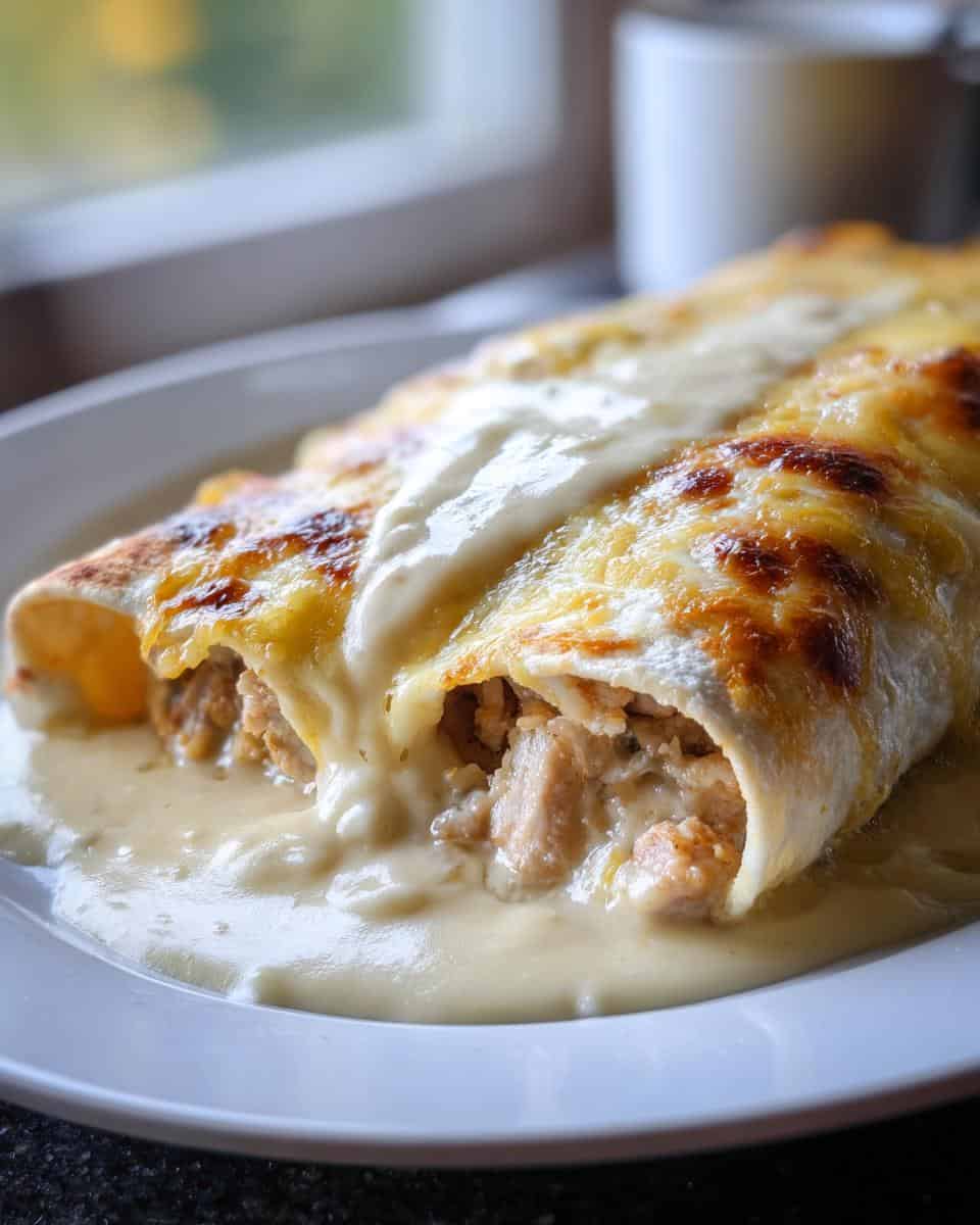 Best Chicken Enchiladas with White Sauce Recipe - detail 1