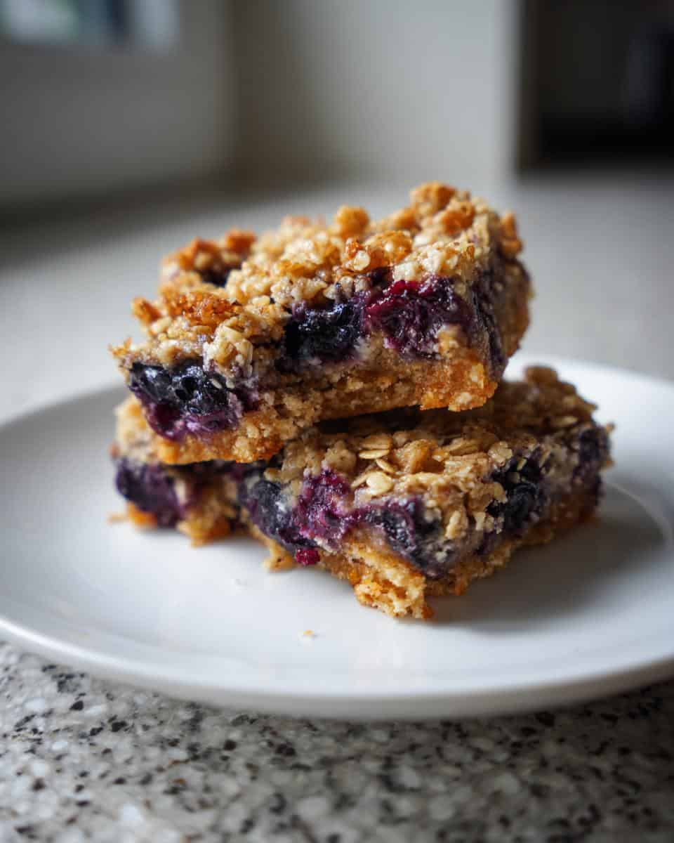 Blueberry Oatmeal Bars for Meal Prep - detail 1