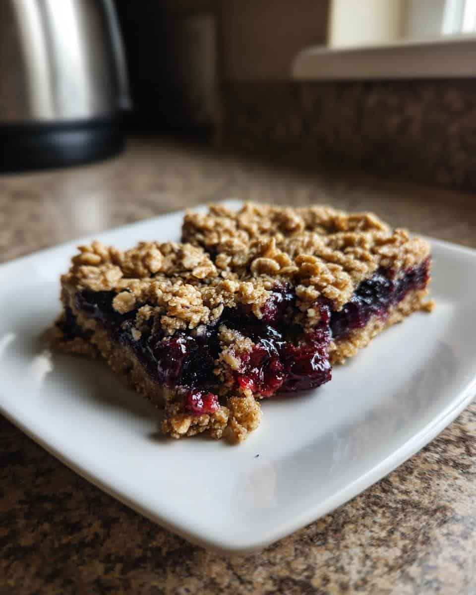 Blueberry Oatmeal Bars for Meal Prep - detail 2
