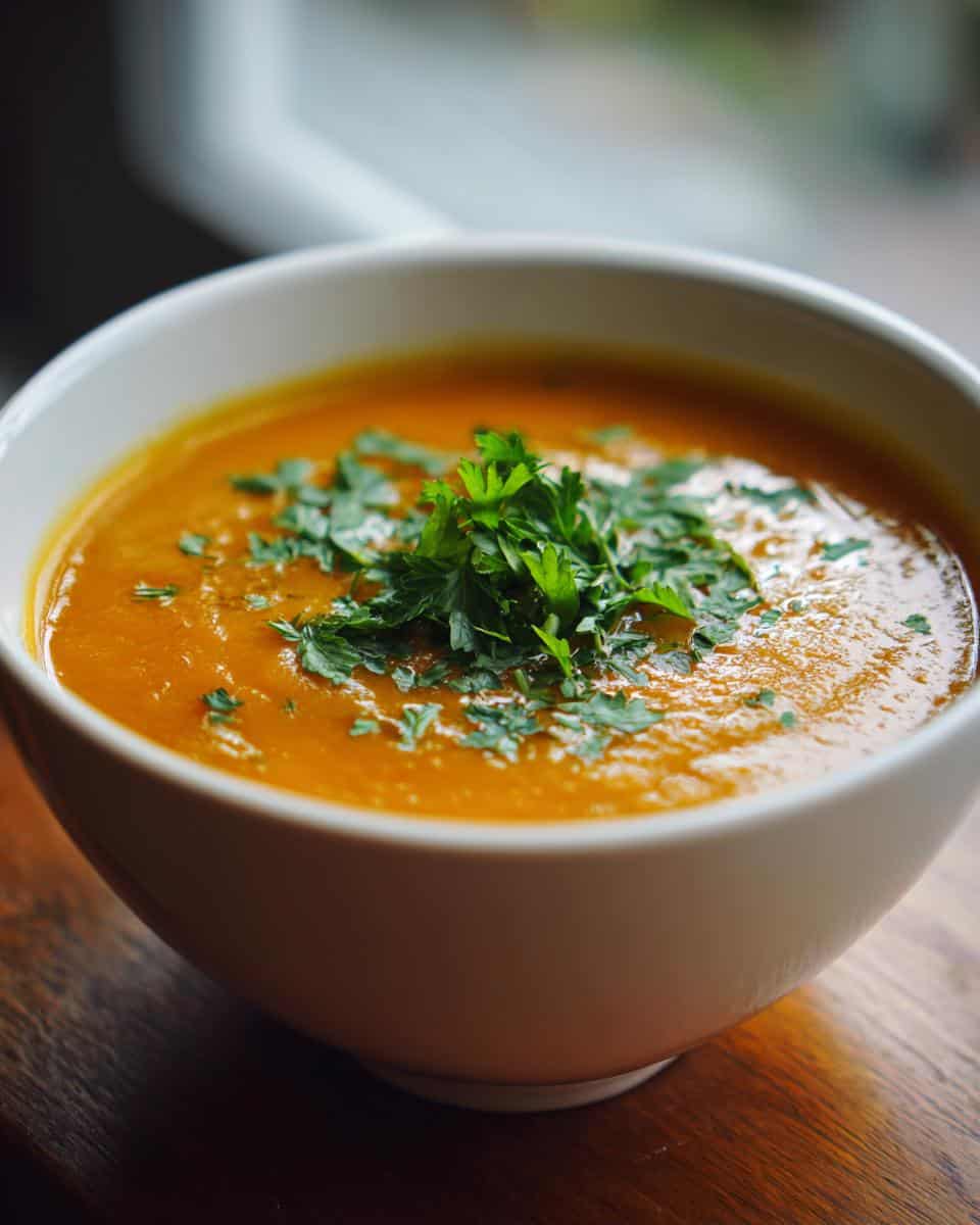 Butternut Squash And Carrot Soup - detail 1