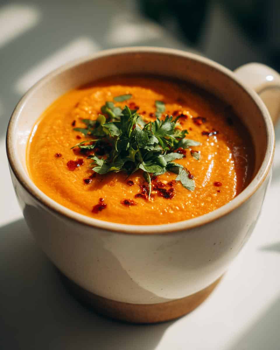 Butternut Squash And Carrot Soup - detail 2