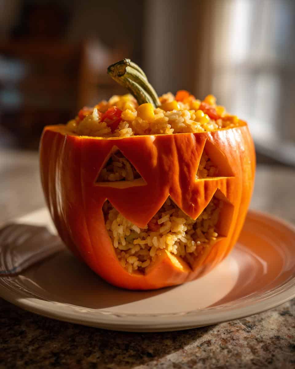 Cheesy Chicken Pumpkins - detail 1