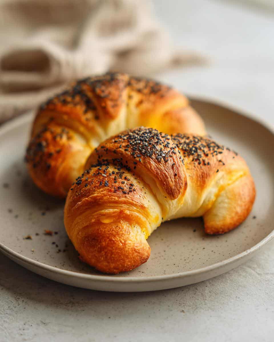 Cheesy Witch Hat Crescents - detail 3