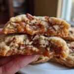 Chewy Turtle Cookies Loaded with Caramel and Pecans