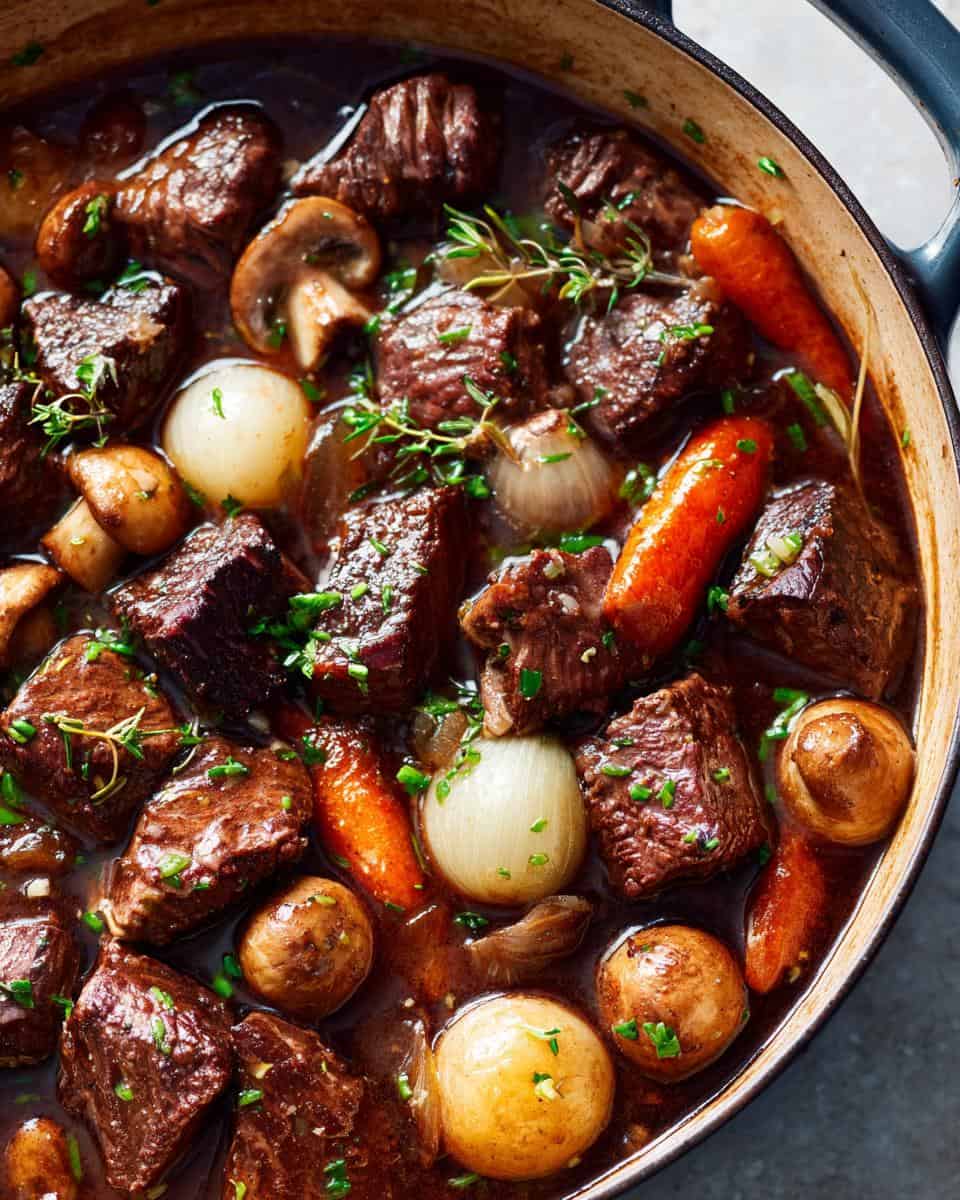 Classic Beef Bourguignon - detail 2