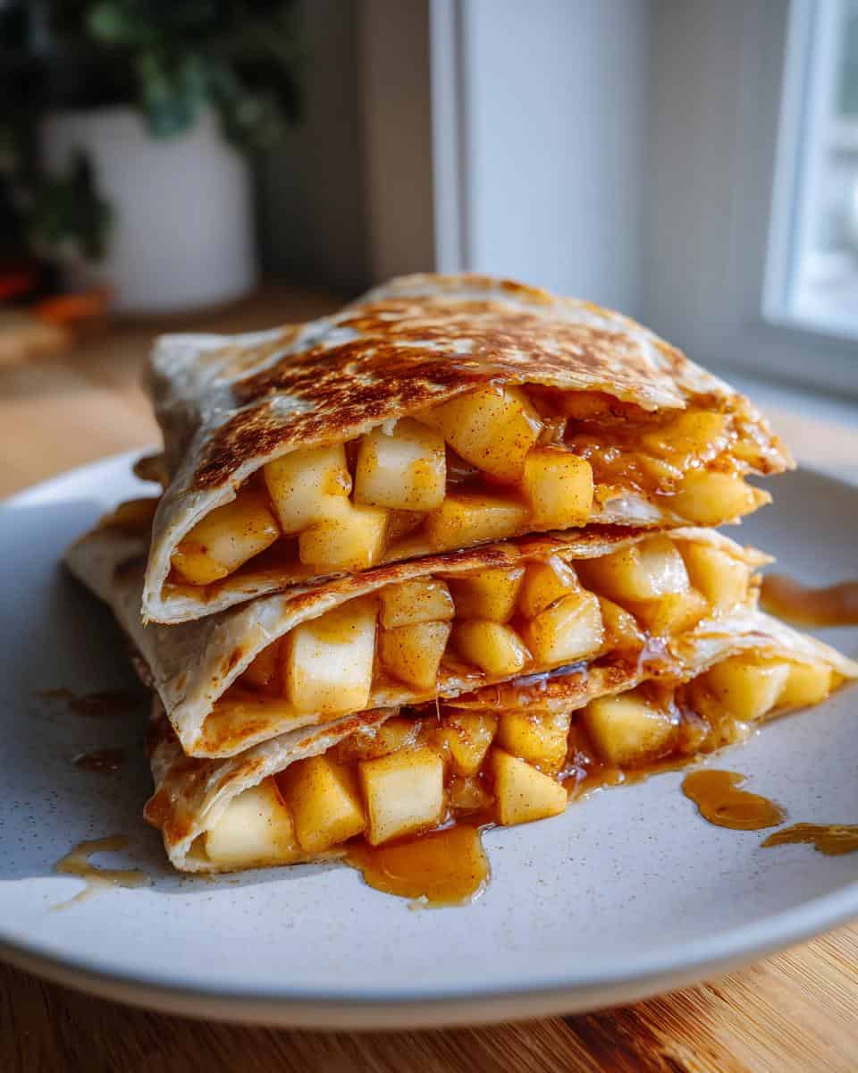 Cozy Apple Cinnamon Breakfast Quesadillas - detail 3