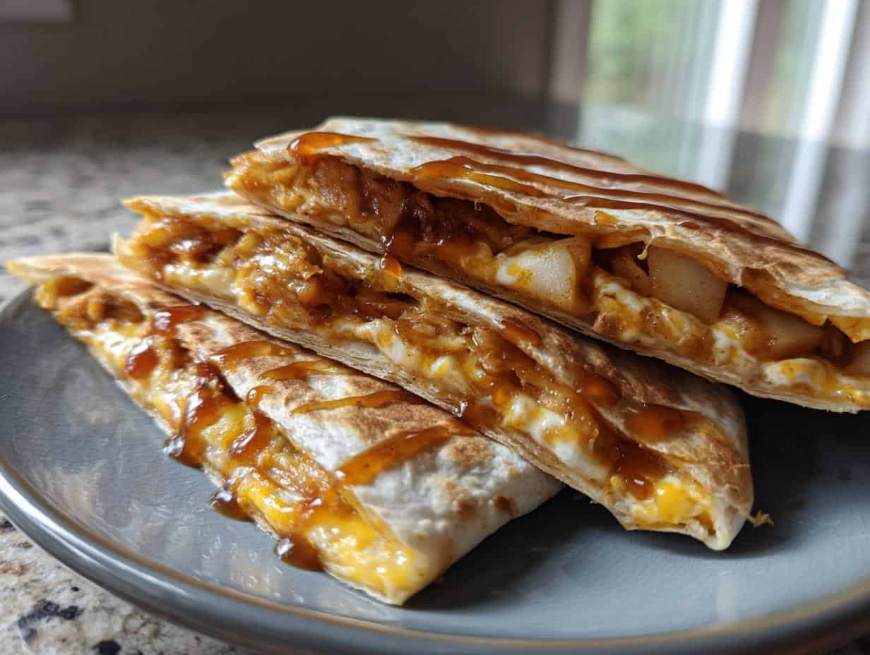 Devour Delicious Cozy Apple Cinnamon Breakfast Quesadillas in 15
