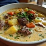 Creamy Beef and Potato Soup Recipe
