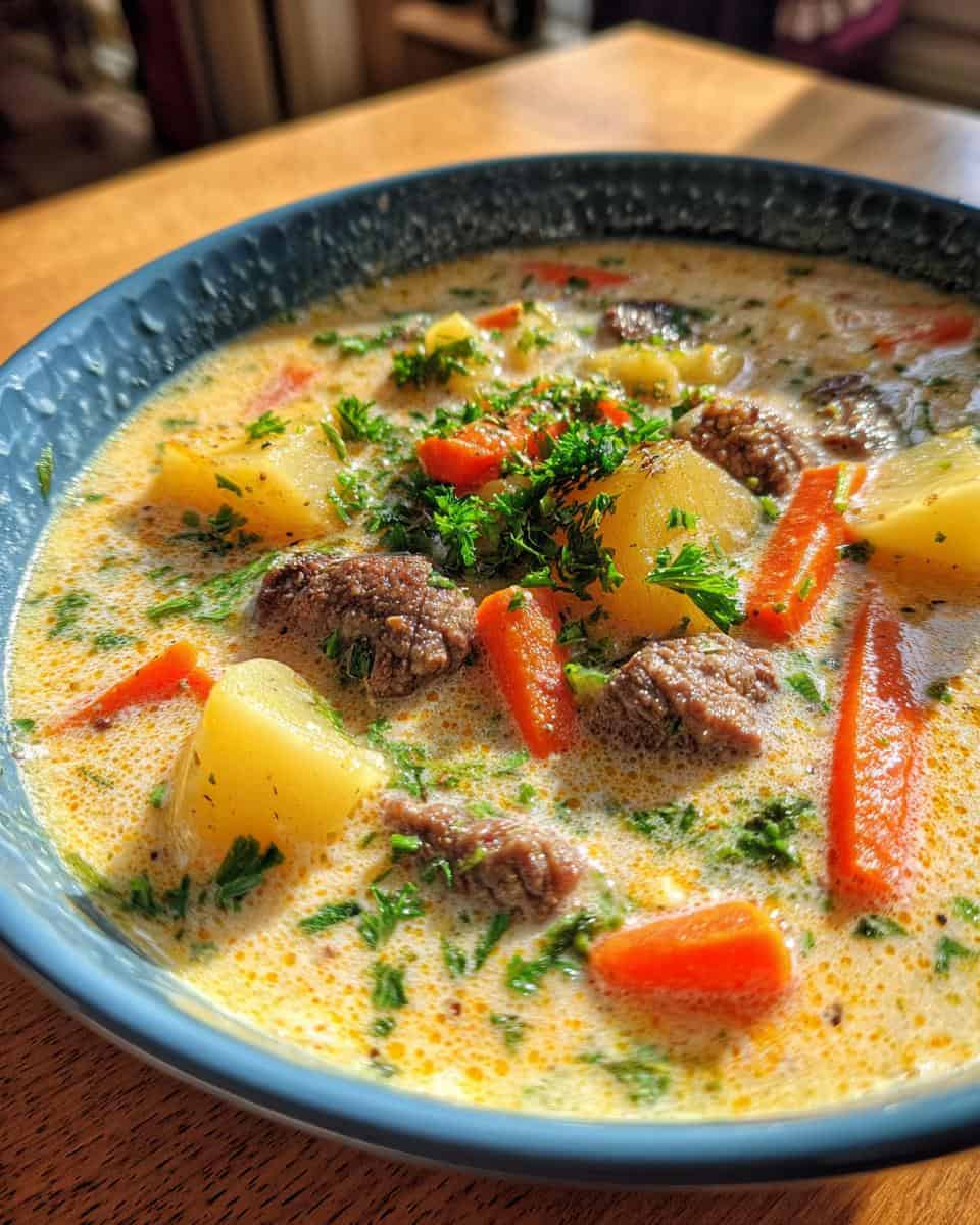 Creamy Beef and Potato Soup Recipe - detail 2