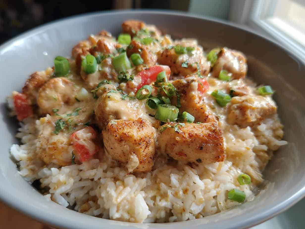 Devastating Creamy Cajun Chicken & Rice Bowls in 40
