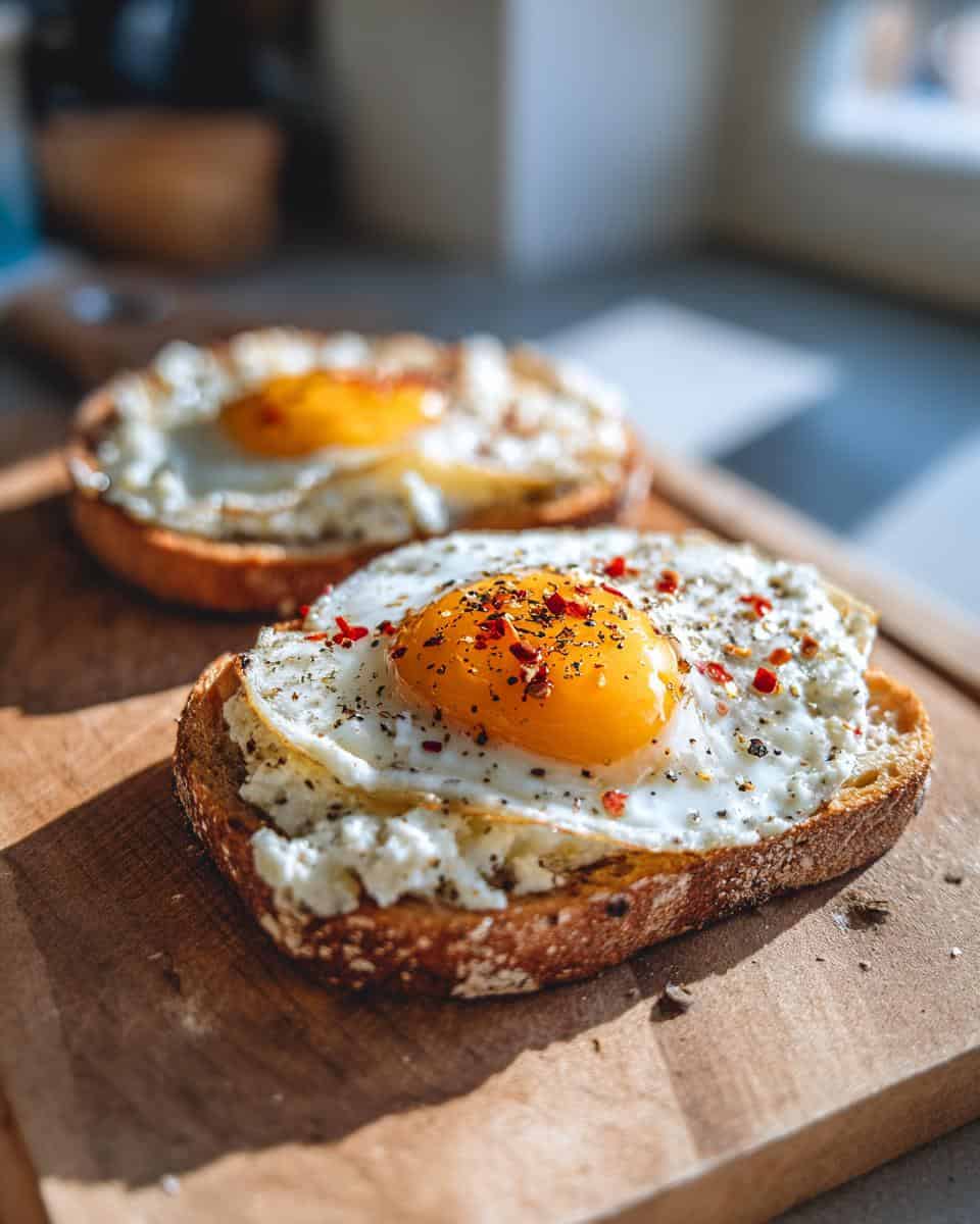 Creamy Ricotta Egg Toast - detail 1